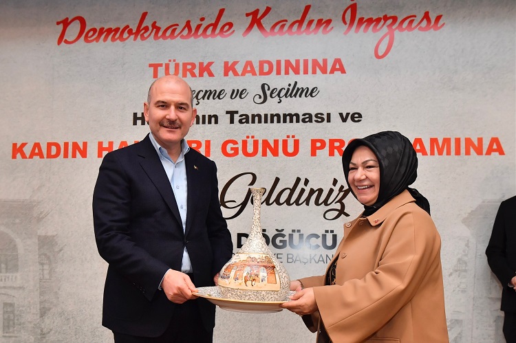 Kadın Hakları Günü Programı İçişleri Bakanı Süleyman Soylu’nun Katılımıyla Gerçekleşti.