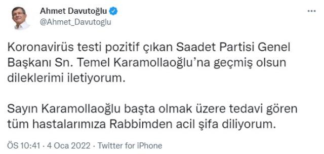 Son dakika: 80 yaşındaki Saadet Partisi lideri Temel Karamollaoğlu, koronavirüse yakalandı