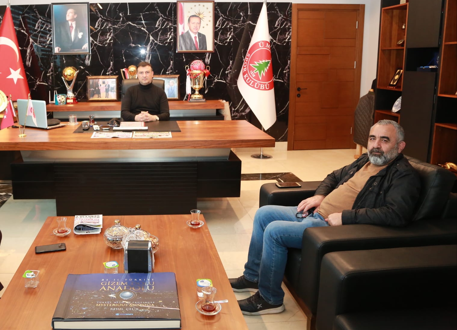 Acar’dan Tarık Aksar’a nezaket ziyareti