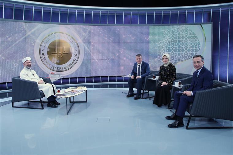 Diyanet İşleri Başkanı Erbaş, A Haber’de gündeme ilişkin değerlendirmelerde bulundu