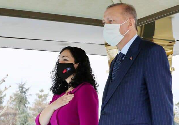 Başkan Erdoğan, Kosova Cumhurbaşkanı Vjosa Osmani-Sadriu misafir kabul etti