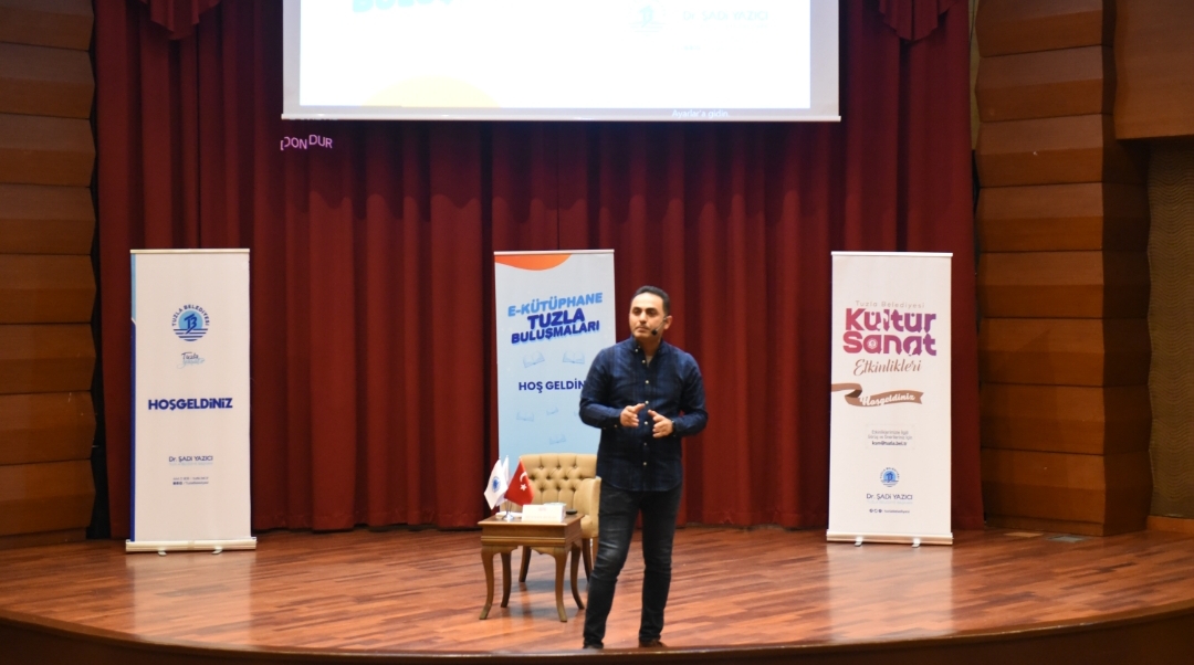E-KÜTÜPHANE BULUŞMALARI’NIN KONUĞU BEYHAN BUDAK OLDU