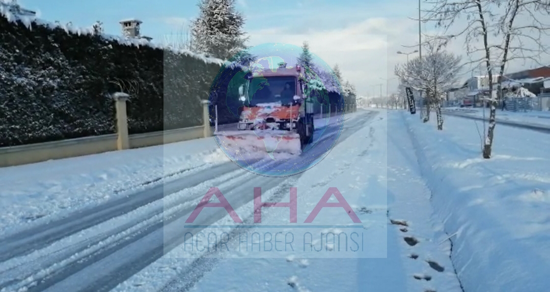 TUZLA’DA KARLA MÜCADELE ÇALIŞMALARI GECE BOYUNCA SÜRDÜ