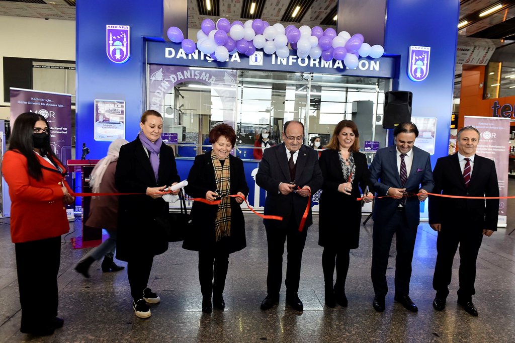 Ankara Büyükşehir Belediyesi Kadın ve Aile Hizmetleri Daire Başkanlığı bünyesinde hizmet veren “Kadın Danışma Birimi açıldı