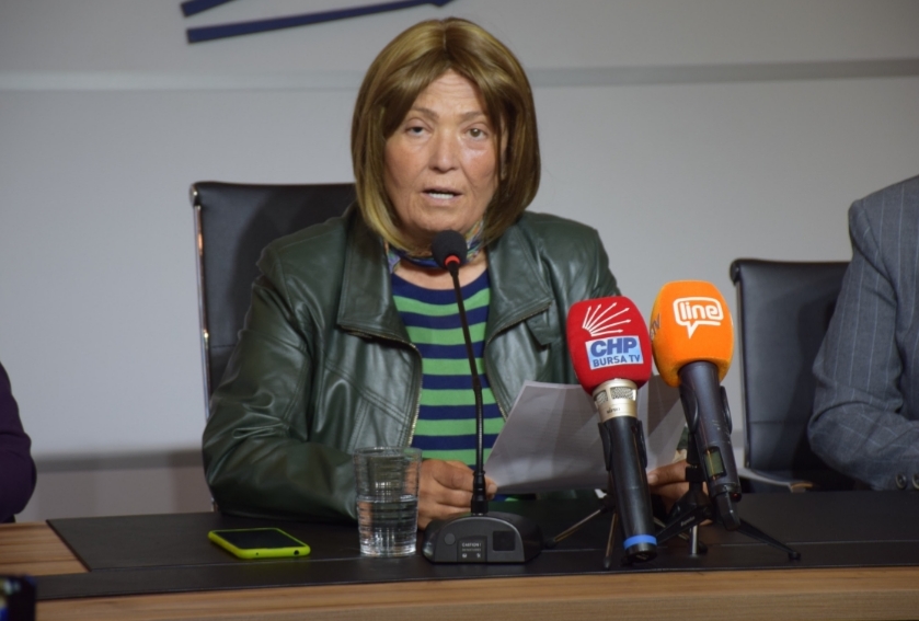 CHP Bursa İl Kadın Kolları Başkanı Aysel Okumuş, “Tek Adam rejimi kadının gücünden korkuyor”