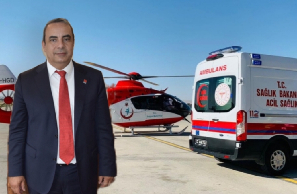 CHP Bursa İl Başkanı İsmet Karaca’dan Hava Ambülans hizmetinin kaldırılmasına tepki