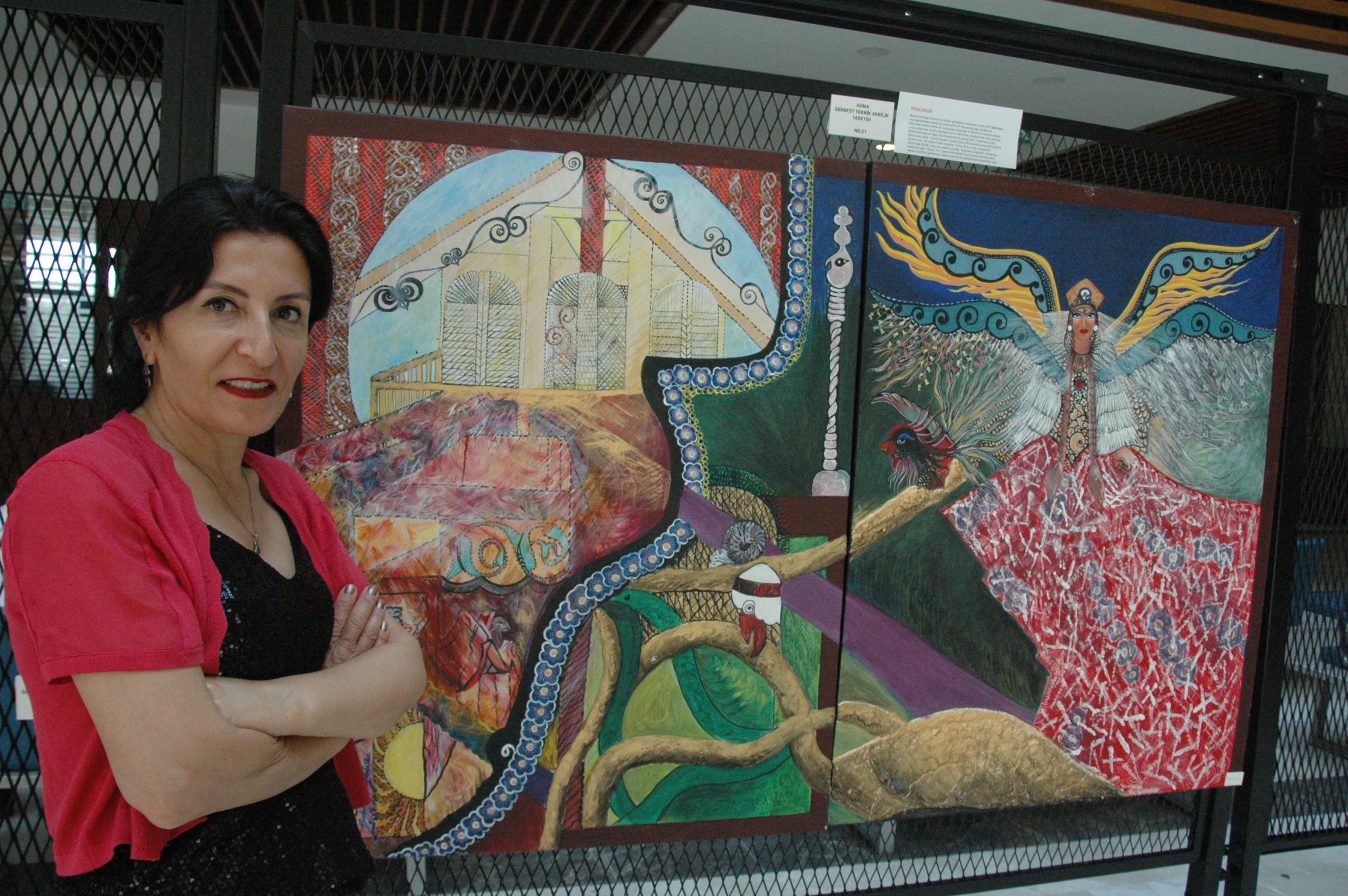 Sancaktepe’nin parlayan Yıldız’ı resim sergisi