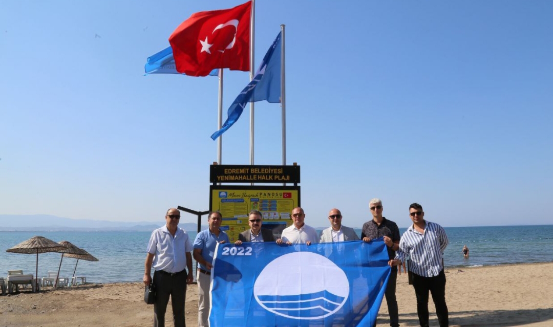Akçay Yeni Mahalle Plajı’na Mavi Bayrak..