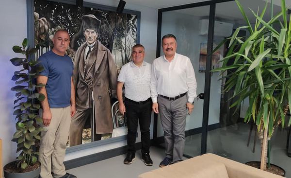 Merzifon Belediye Başkanı Alp Kargı,Ramis Topal’ı ziyaret etti