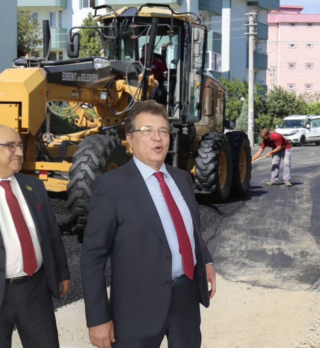 Edremit’te asfaltlama tam hız devam ediyor, Başkan Arslan, “Hizmet herkese ulaşıyor”