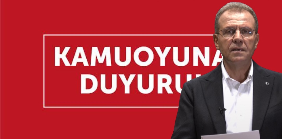 Mersin Büyükşehir Belediye Başkanı Vahap Seçer’in kamuoyuna açıklamasıdır.