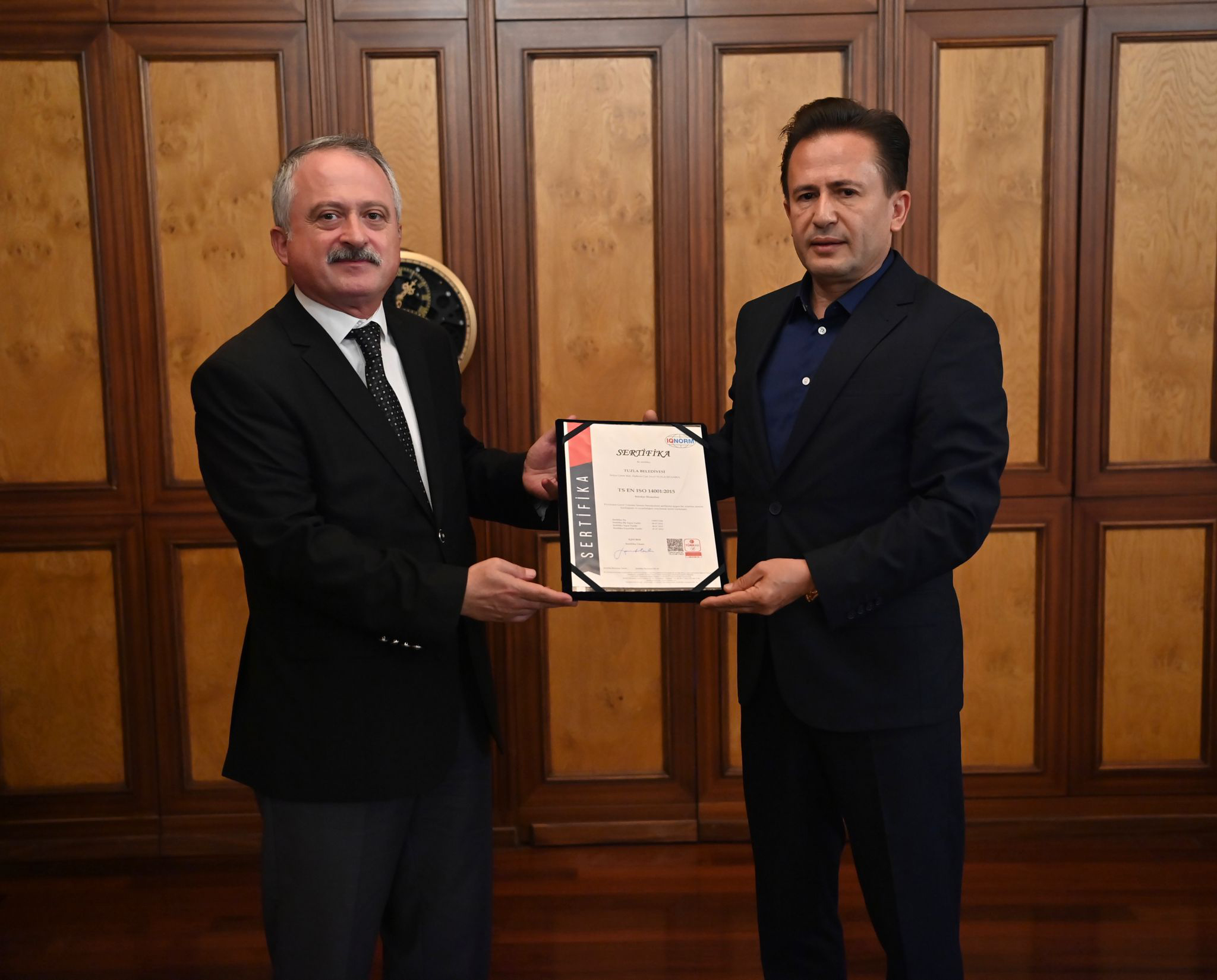 TUZLA BELEDİYESİ’NİN ÇEVRE POLİTİKALARINA ISO 14001 BELGESİ