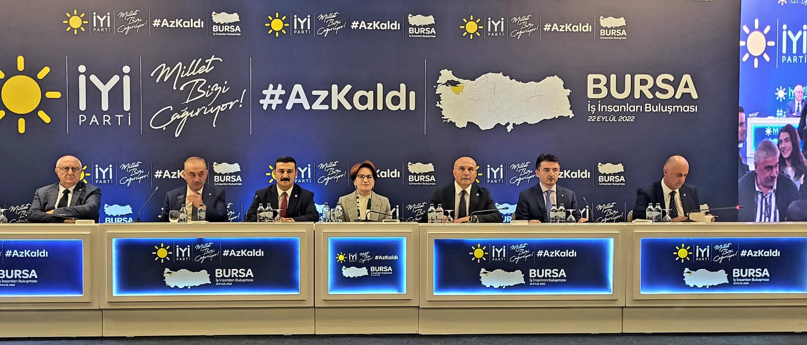 İYİ PARTİ LİDERİ AKŞENER BURSA’DA İŞ DÜNYASINA SESLENDİ