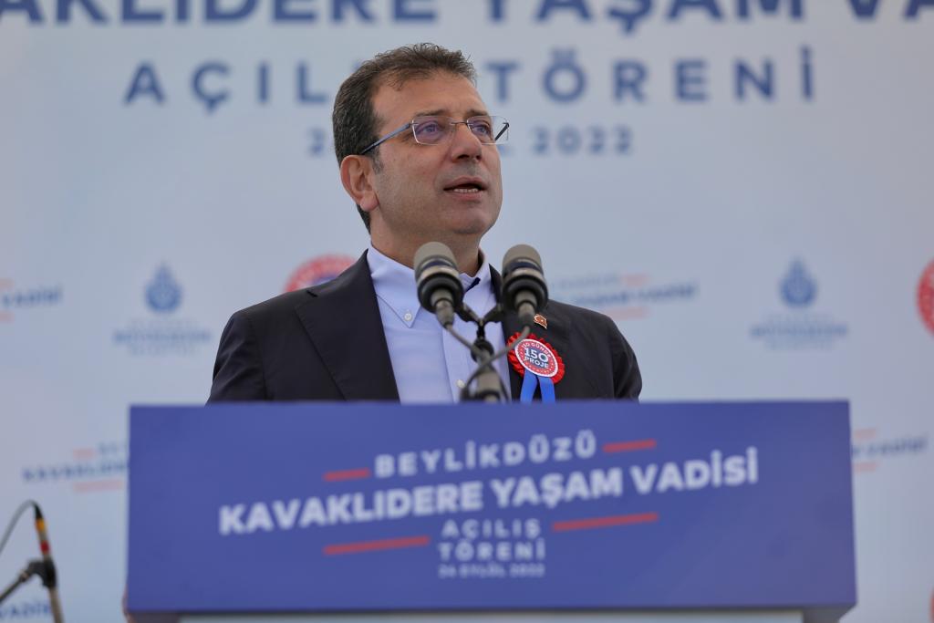 Kavaklıdere Yaşam Vadisi’ni açan Başkan İmamoğlu, “Bir avuç insan bizi engellemeye çalışıyor
