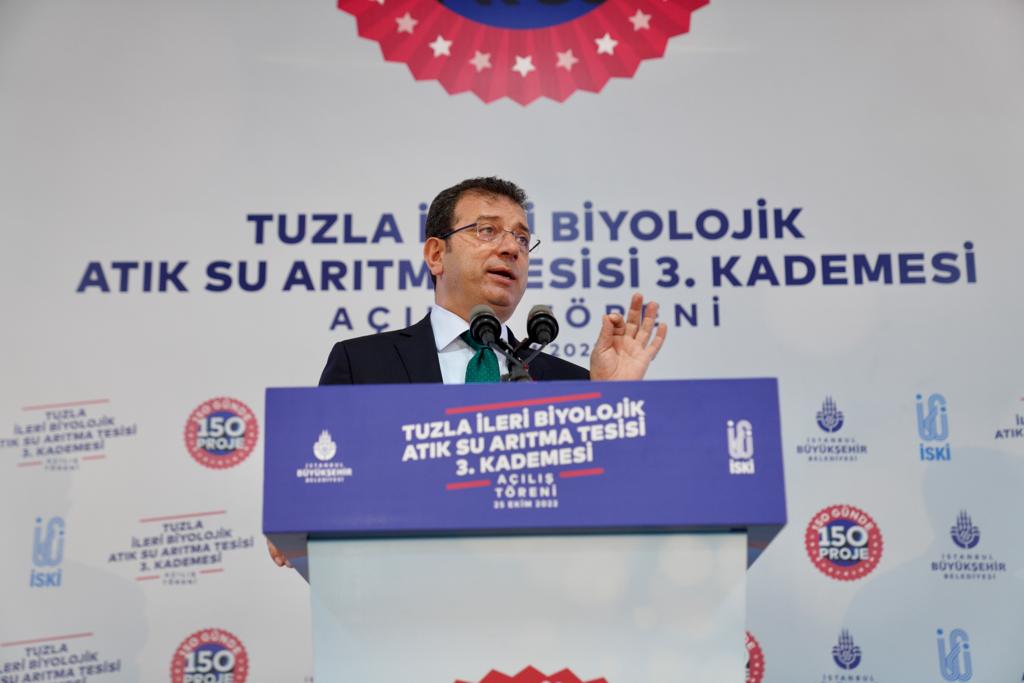 İBB, TUZLA’DA TÜRKİYE’NİN EN BÜYÜK İLERİ BİYOLOJİK ARITMA TESİSİNİ HİZMETE AÇTI