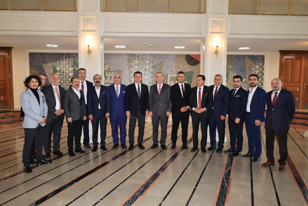 22 HEMŞEHRİ DERNEĞİNDEN İMAMOĞLU’NA ‘DESTEK’ ZİYARETİ