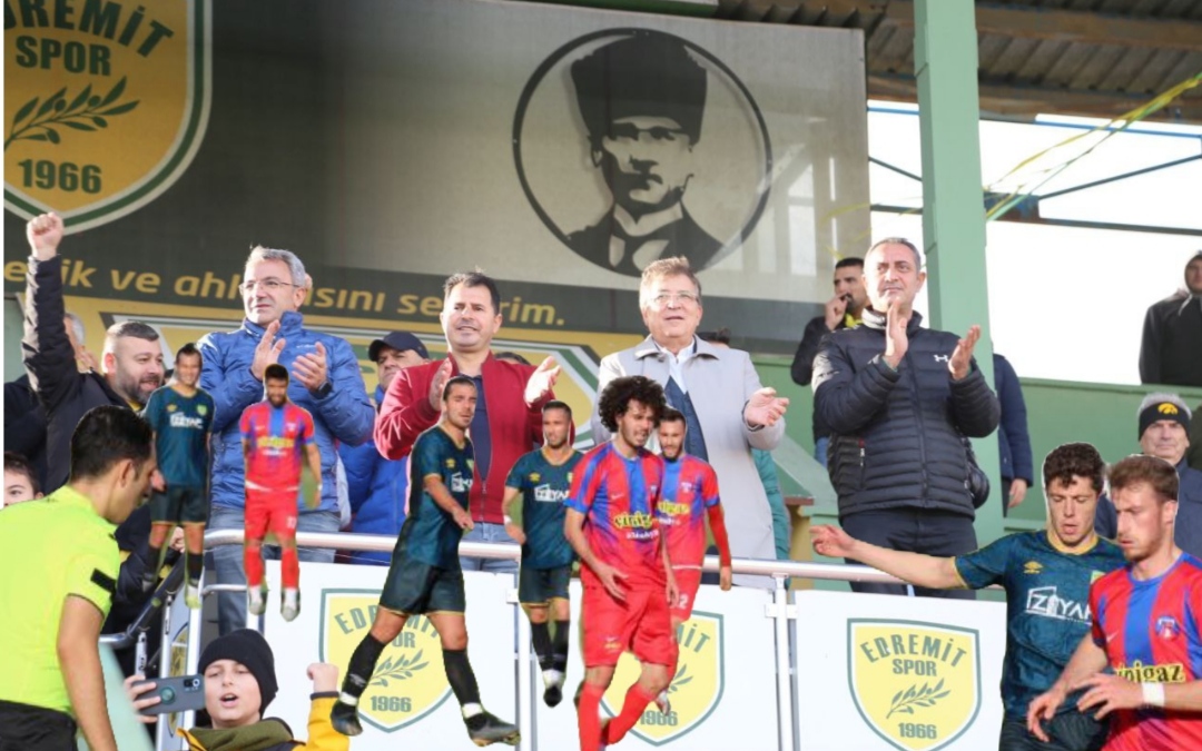 EDREMİTSPOR RAKİBİNİ 3-0 YENDİ