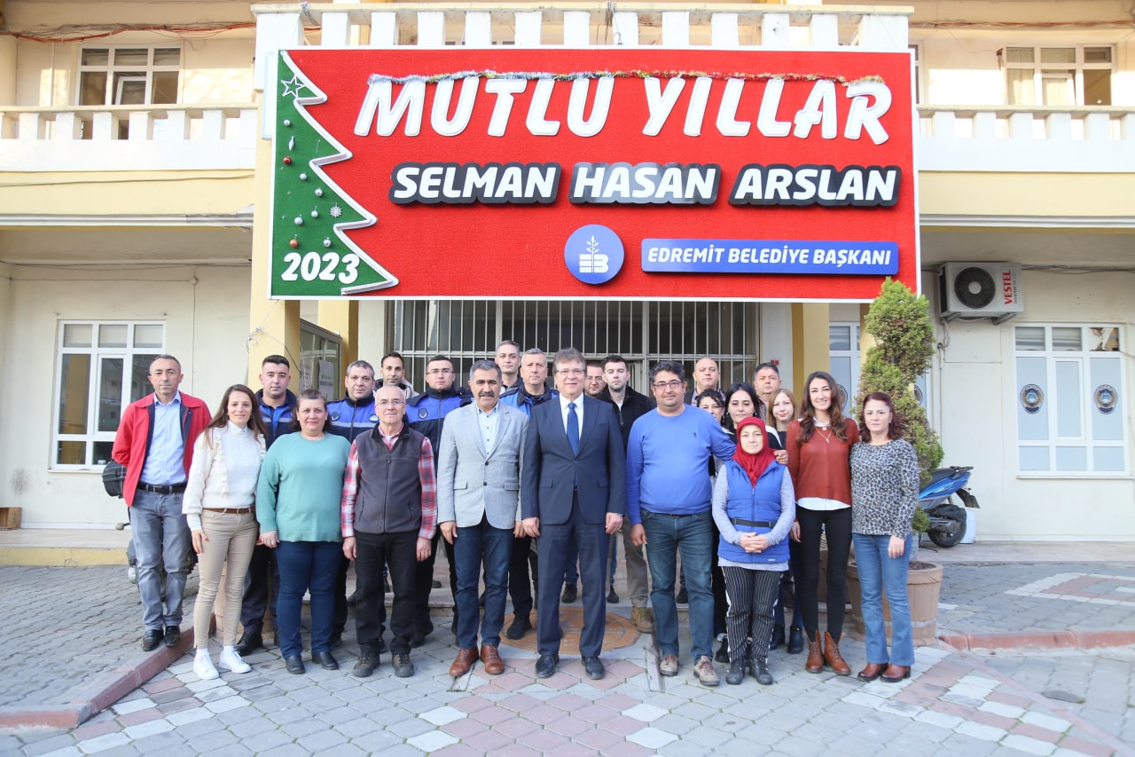 Başkan Arslan, personelin yeni yılını kutladı “Biz büyük bir aileyiz”