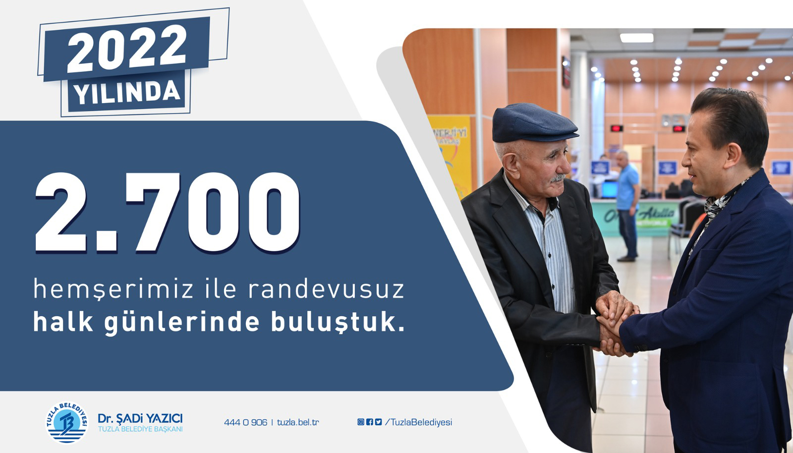 BAŞKAN YAZICI, 2023 YILININ İLK HALK GÜNÜ’NDE VATANDAŞLAR İLE BİR ARAYA GELDİ