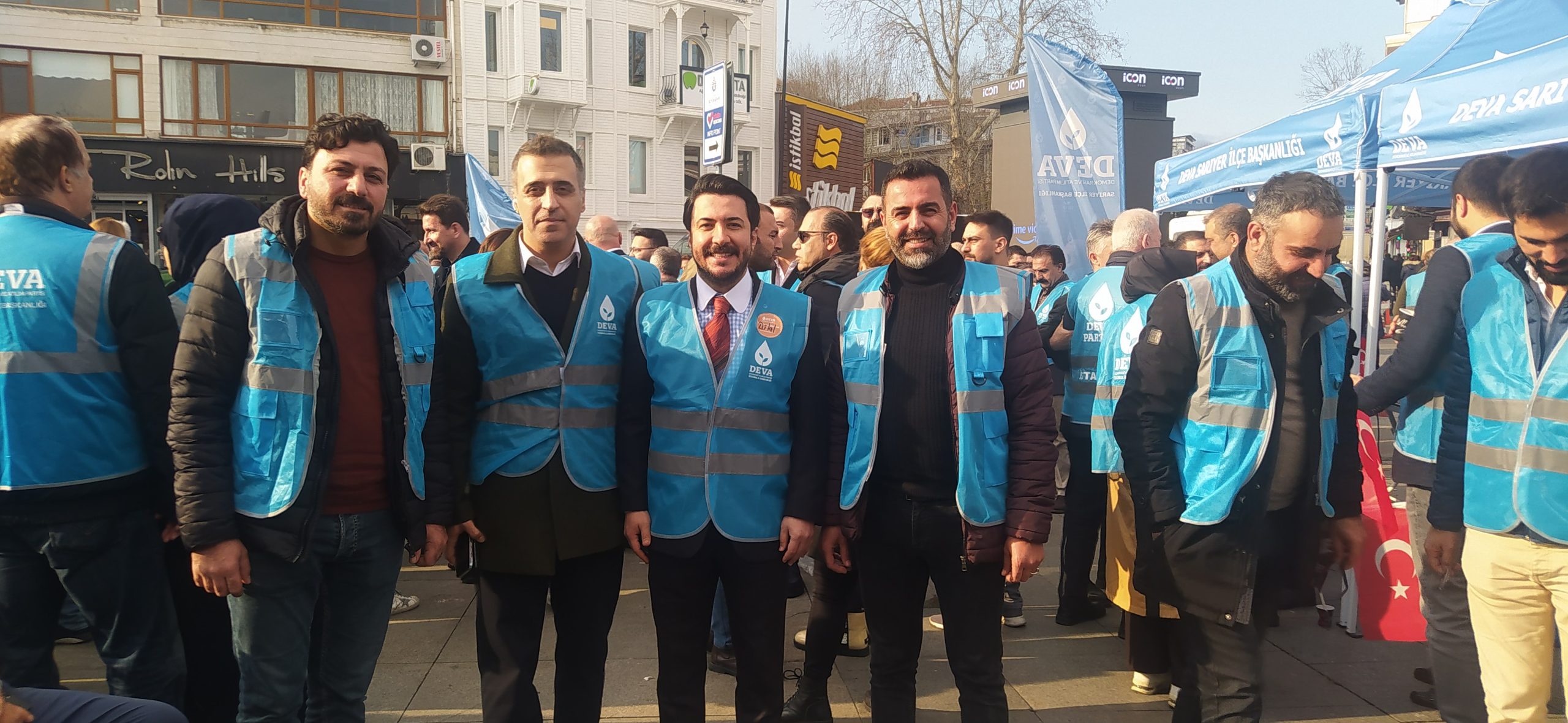 Sarıyer’de Deva Partisi ses getirdi ilçe halkı tek yürek oldu