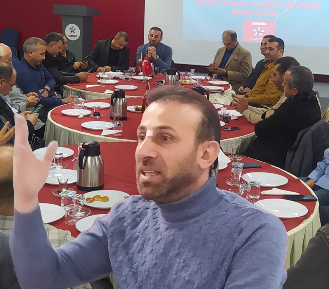 ÇEKSİAD YEREL BASINI UNUTMADI ÇAM SAKIZI ÇOBAN ARMAĞANI HEDİYE TAKDİM ETTİ