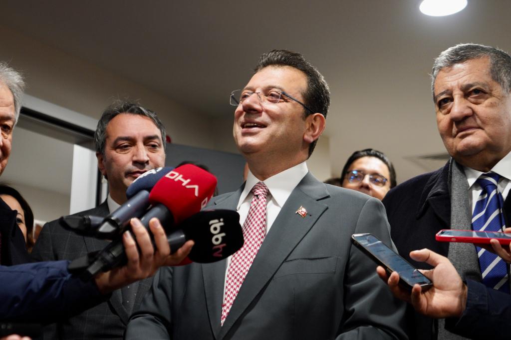Başkan İmamoğlu, ‘İstanbul Büyükşehir Belediyesi yanında, zor anında yanında