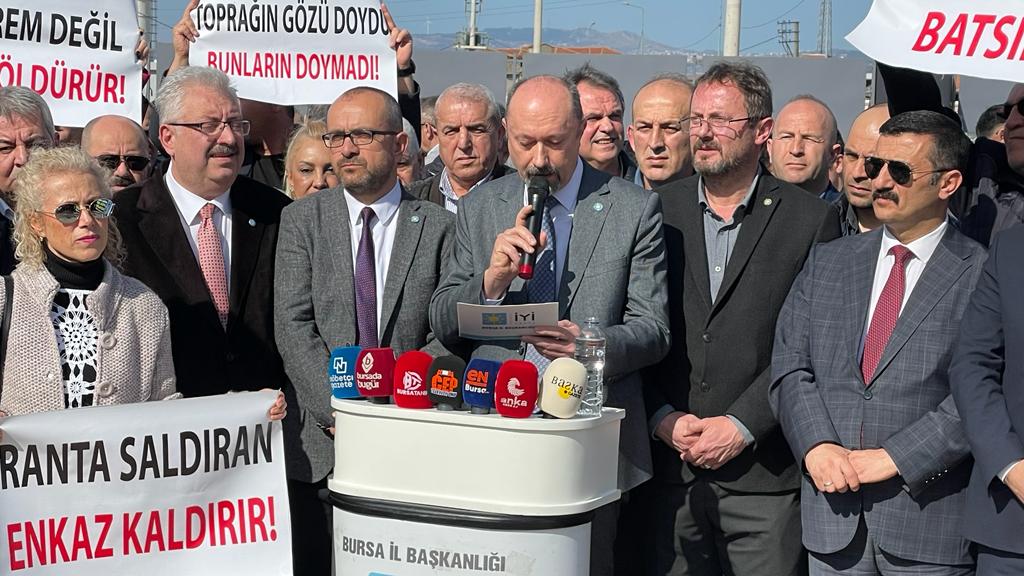 İYİ PARTİ BURSA İL BAŞKANI HASANOĞLU, AFET KADERDEN, FELAKET RANTTAN! TAKDİRİ İLAHİ DEĞİL TEDBİRİ İHMAL!