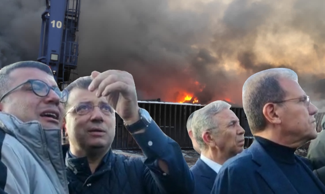 Başkan İmamoğlu İskenderun Limanı’ndaki yangına el atarak, soğutma çalışmalarını başlattı