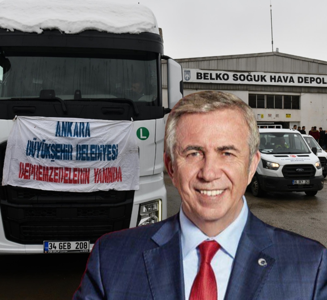 Başkan Yavaş’tan deprem bölgesine 500 adet insani yardım tırı