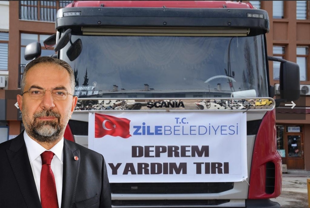 Zile Halkı Tek Yürek Oldu, İki Tır Yardım Malzemesi Deprem Bölgesine Gitti