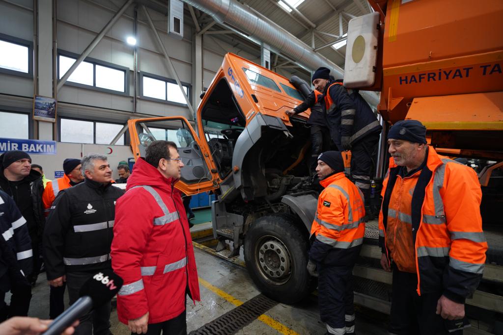 BAŞKAN İMAMOĞLU’NDAN KARLA MÜCADELEDE İŞBİRLİĞİ VURGUSU