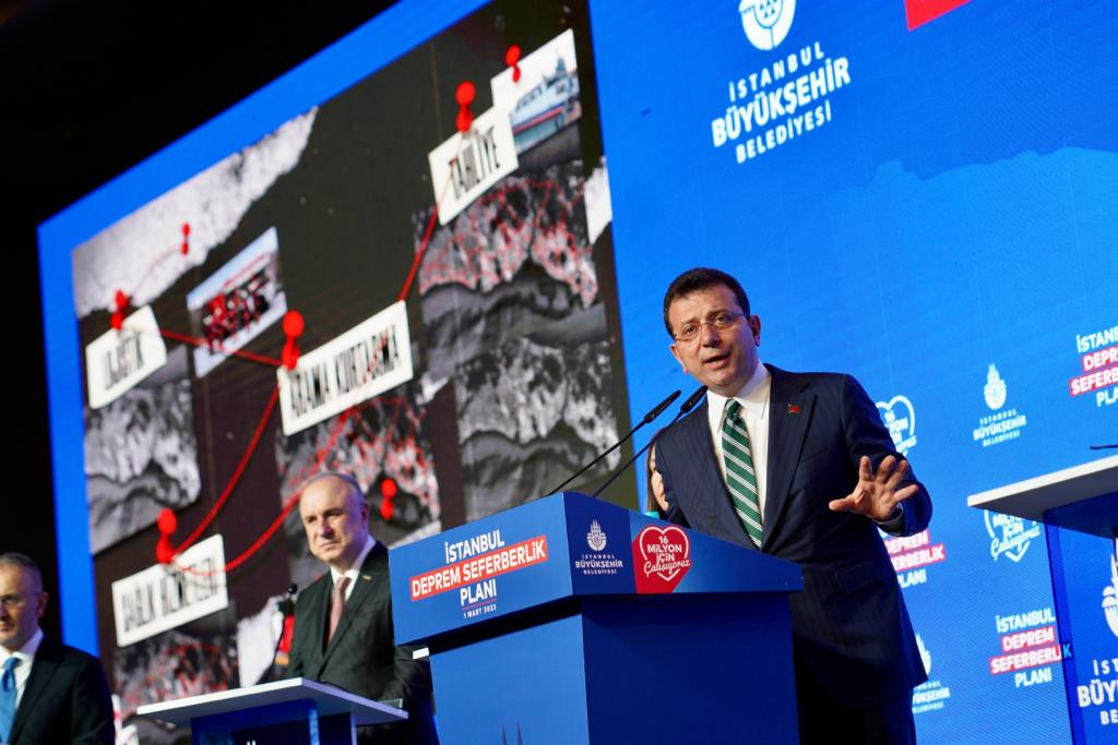 BAŞKAN İMAMOĞLU, DEPREM İÇİN SEFERBERLİK ÇAĞRISI YAPTI