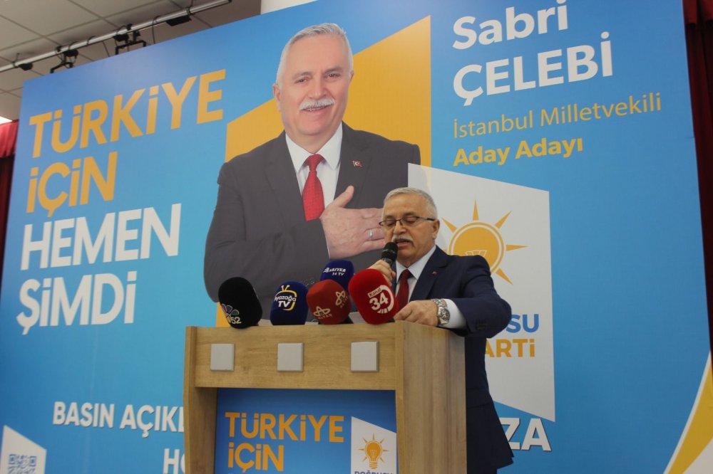 Bölgenin sevilen İşinası Sabri Çelebi Ak Parti’den milletvekili aday adaylığını açıkladı