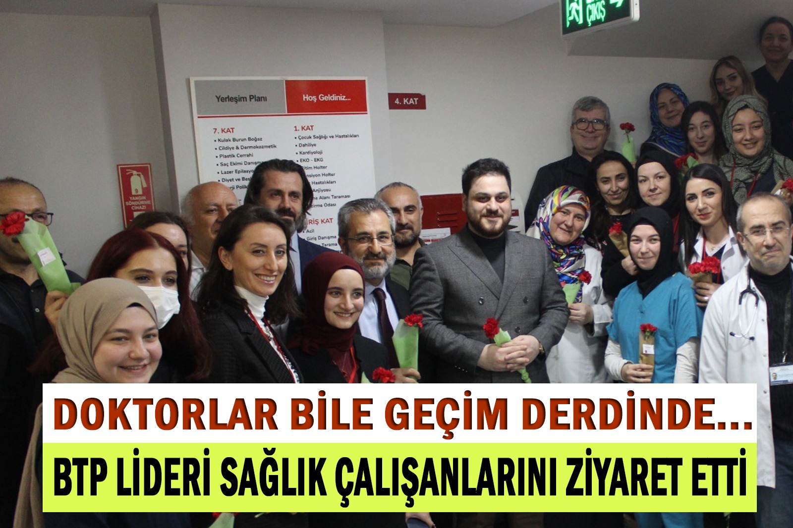 Bağımsız Türkiye Partisi Genel Başkanı Hüseyin Baş, Sağlık çalışanları da geçim derdinde…