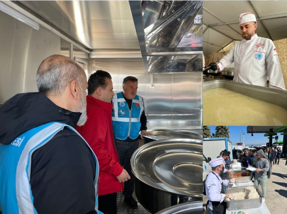 TUZLA BELEDİYESİ HATAY’IN KIRIKHAN İLÇESİNDE İFTAR SOFRASI KURUYOR