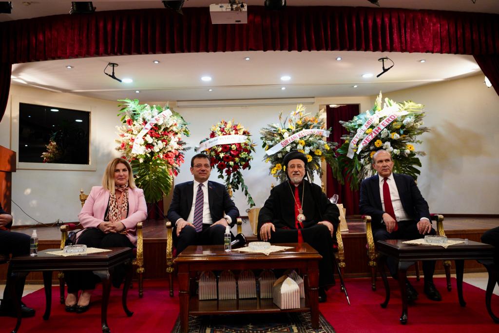 BAŞKAN İMAMOĞLU, SÜRYANİ VE ERMENİ CEMAATLERİNİN BAYRAMLARINI KUTLADI