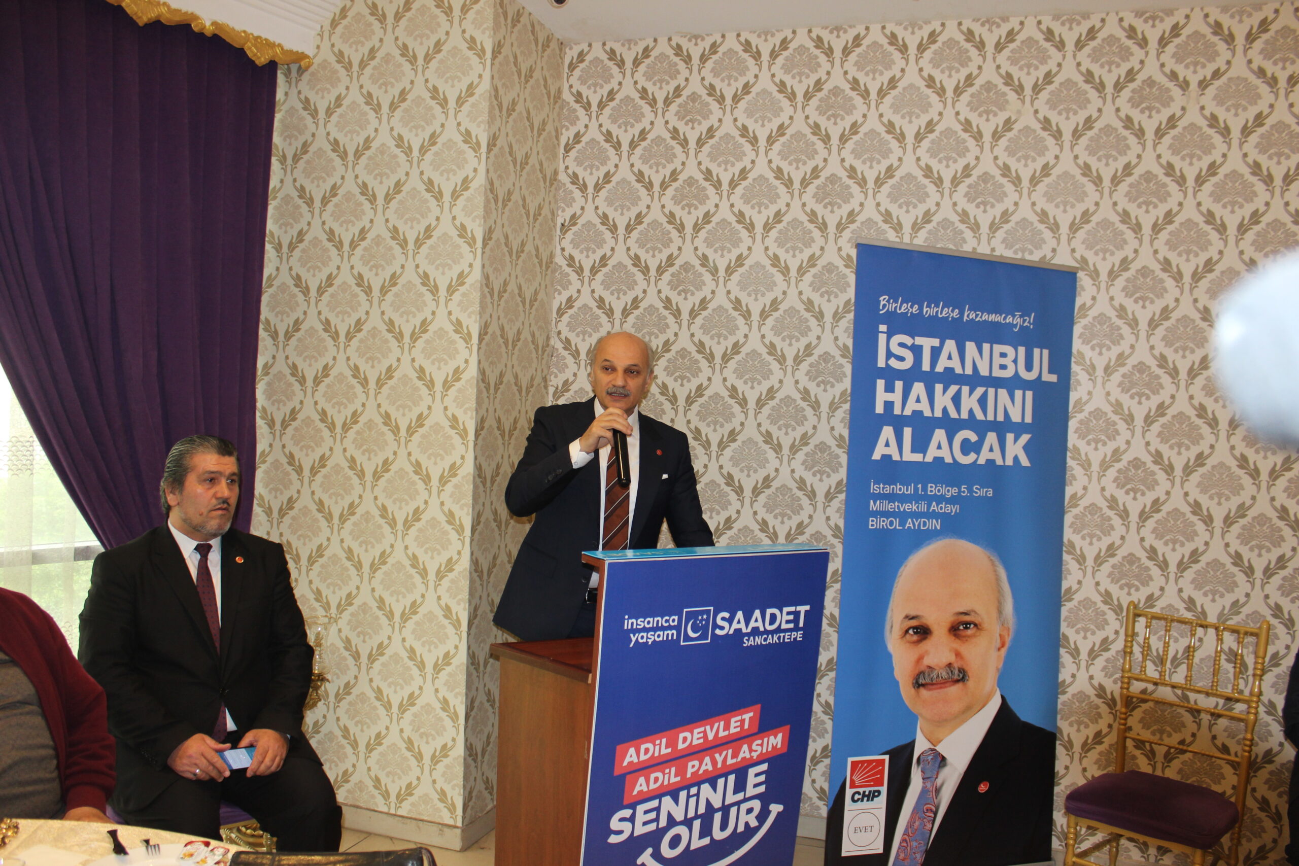 Saadet Partili Birol Aydın Sancaktepe’de önemli mesajlar verdi