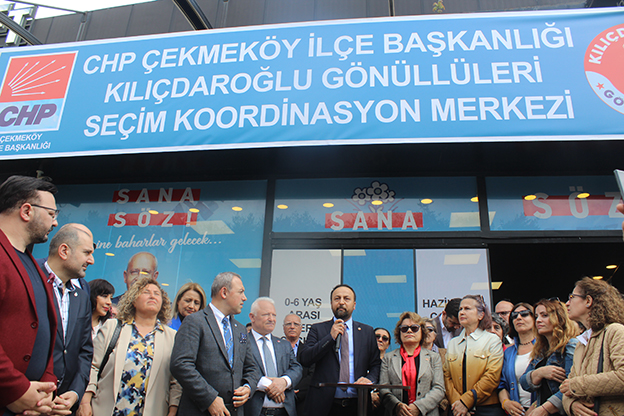 Taşdelen’de Kılıçdaroğlu Gönüllüleri Merkezi Koordinatörülüğüne büyük ilgi