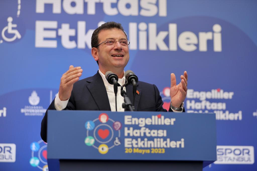 BAŞKAN İMAMOĞLU, ‘ENGELLİLER HAFTASI SPOR ŞÖLENİ’NDE KONUŞTU