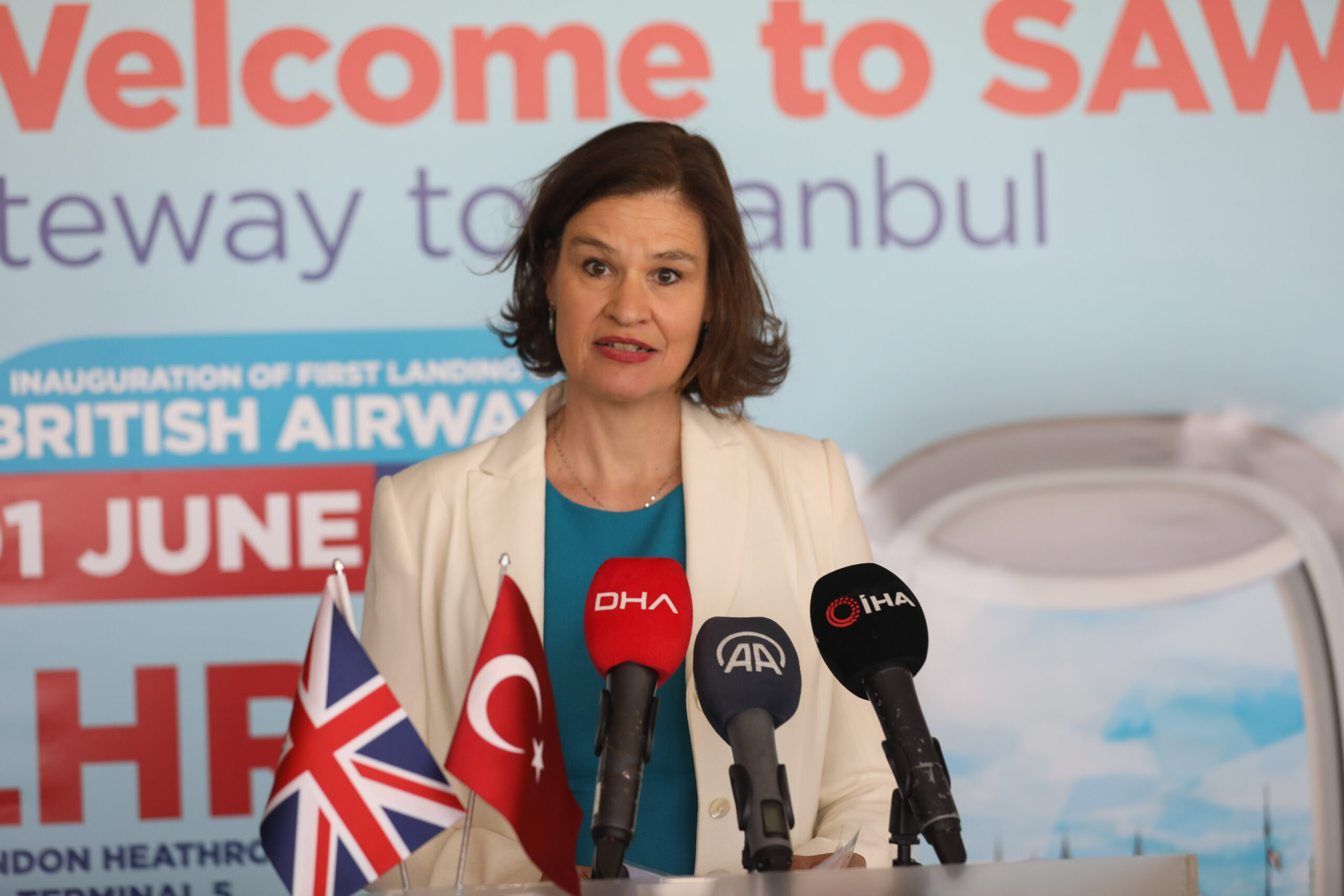 Berk Albayrak, Sabiha Gökçen Havalimanı’ndan British Airways ile Londra uçuşları başladı