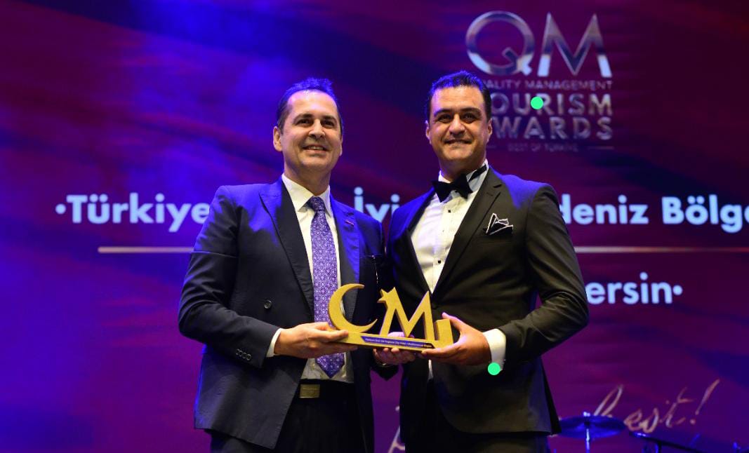 DİVAN MERSİN QM ÖDÜLLERİ’NDE AKDENİZ BÖLGESİ’NİN EN İYİ ŞEHİR OTELİ SEÇİLDİ 