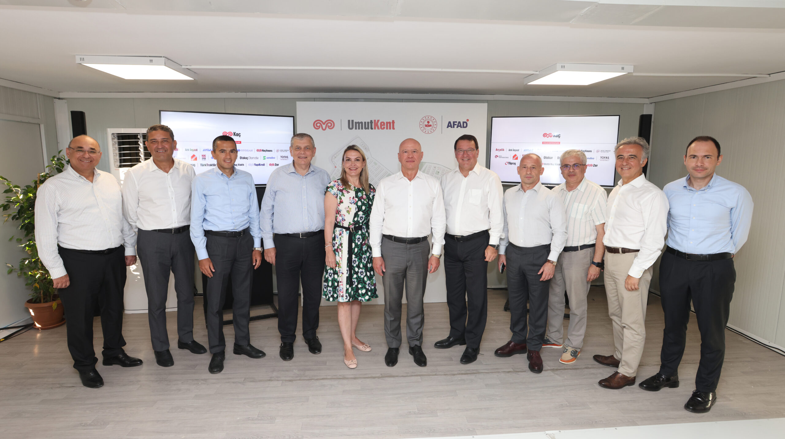 KOÇ TOPLULUĞU, 5 BİN KONTEYNERDEN OLUŞAN, 20 BİN KİŞİLİK YERLEŞİM YERLERİ İLE DEPREM BÖLGESİNDE UMUDU BİRLİKTE ÇOĞALTIYOR