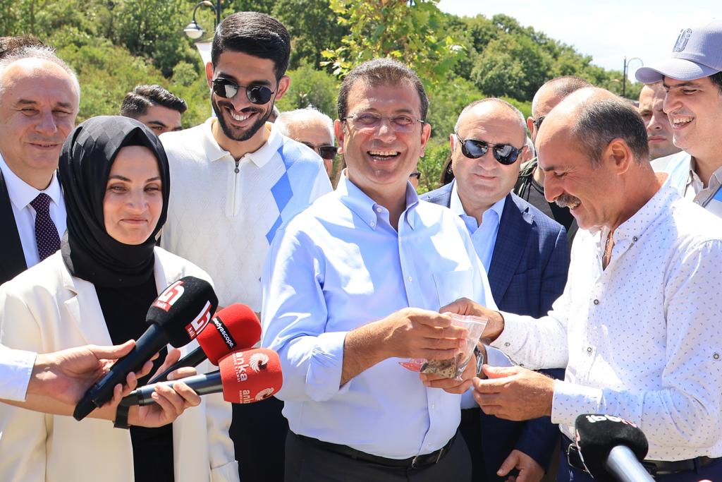 BAŞKAN İMAMOĞLU, SERİNDERE YAŞAM VADİSİ’NDE KONUŞTU:YÜZLER GÜLÜYOR