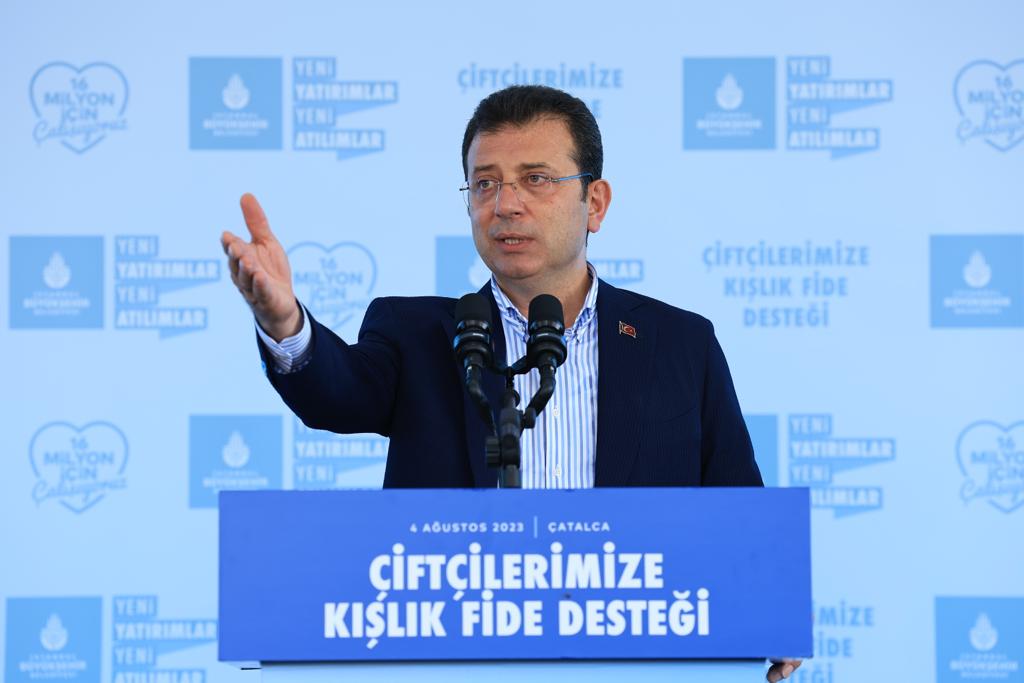 HALKÇI BAŞKAN İMAMOĞLU’NUN DESTEKLERİ İSTANBULLU ÇİFTÇİLERİ ÜRETİME DÖNDÜRDÜ