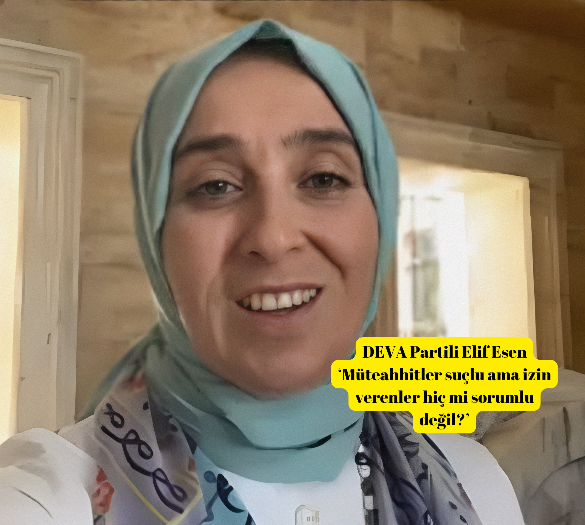 DEVA Partili Elif Esen: Antakya’da “Şehir savaştan çıkmış gibi toz, duman, hastalık, açlık içinde”