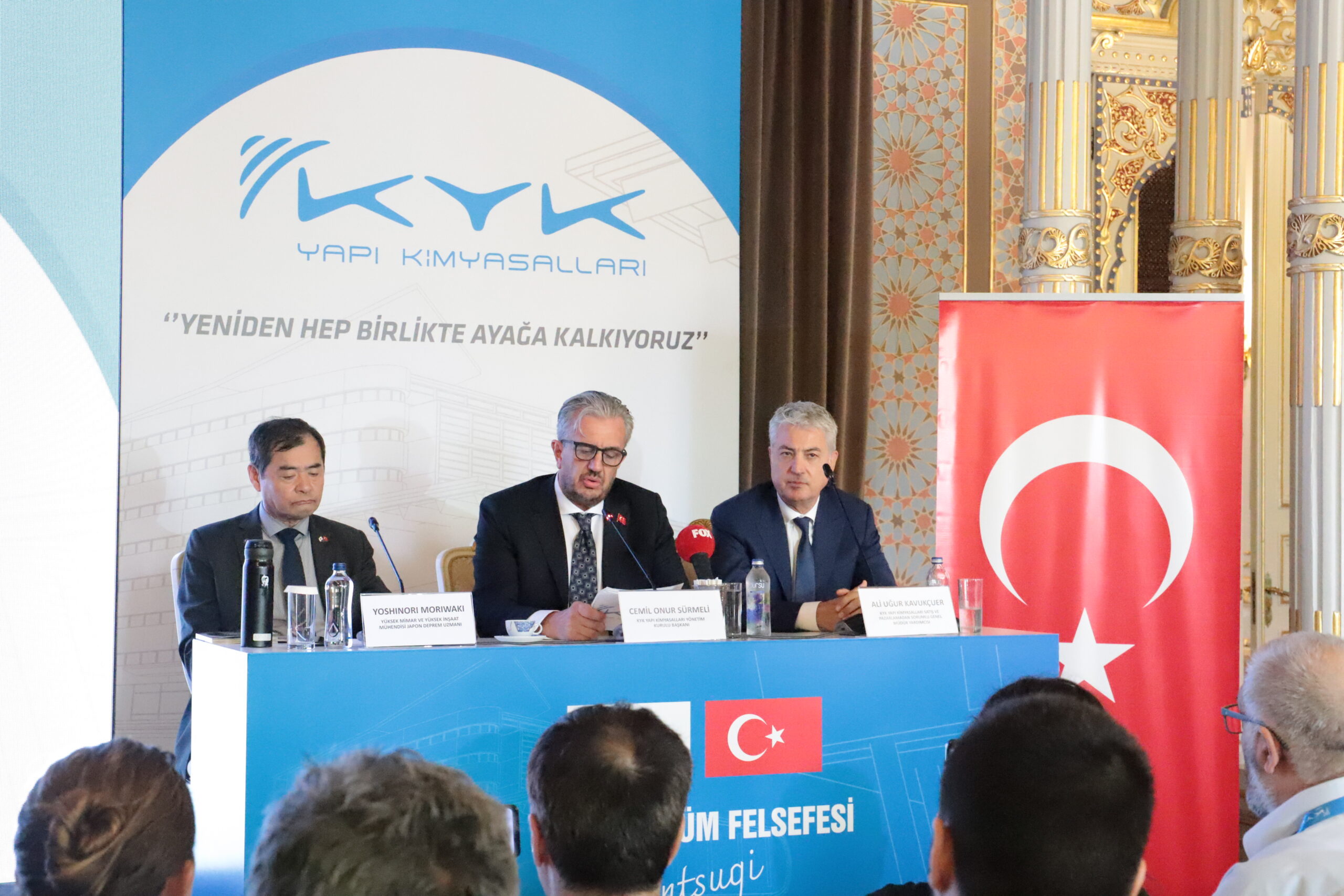 KYK YAPI KİMYASALLARI, ÜNLÜ JAPON YÜKSEK MİMAR VE İNŞAAT MÜHENDİSİ YOSHİNORİ MORİWAKİ İLE BİRLİKTE DEPREM BÖLGESİNDE EĞİTİM VERECEK