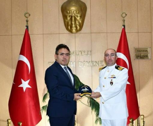 TCG TUFAN Komutanı ve Ekibi Marmaris Kaymakamı’nı Ziyaret Etti