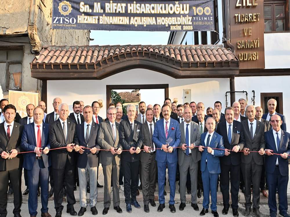 “Türkiye Odalar ve Borsalar Birliği Başkanı M. Rifat Hisarcıklıoğlu’nun Katılımıyla Zile TSO Hizmet Binası Açılışı ve Kutlama Programı”