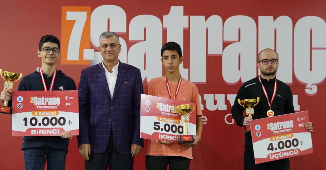 Türkiye Satranç Turnuvası’nda ödüller sahiplerini buldu