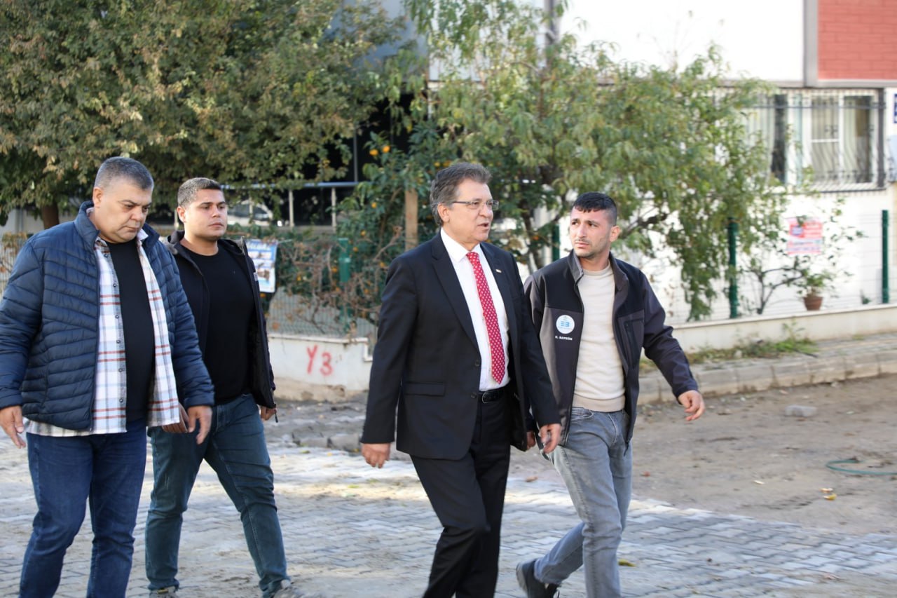 BAŞKAN ARSLAN ÇALIŞMALARI YERİNDE TAKİP ETTİ